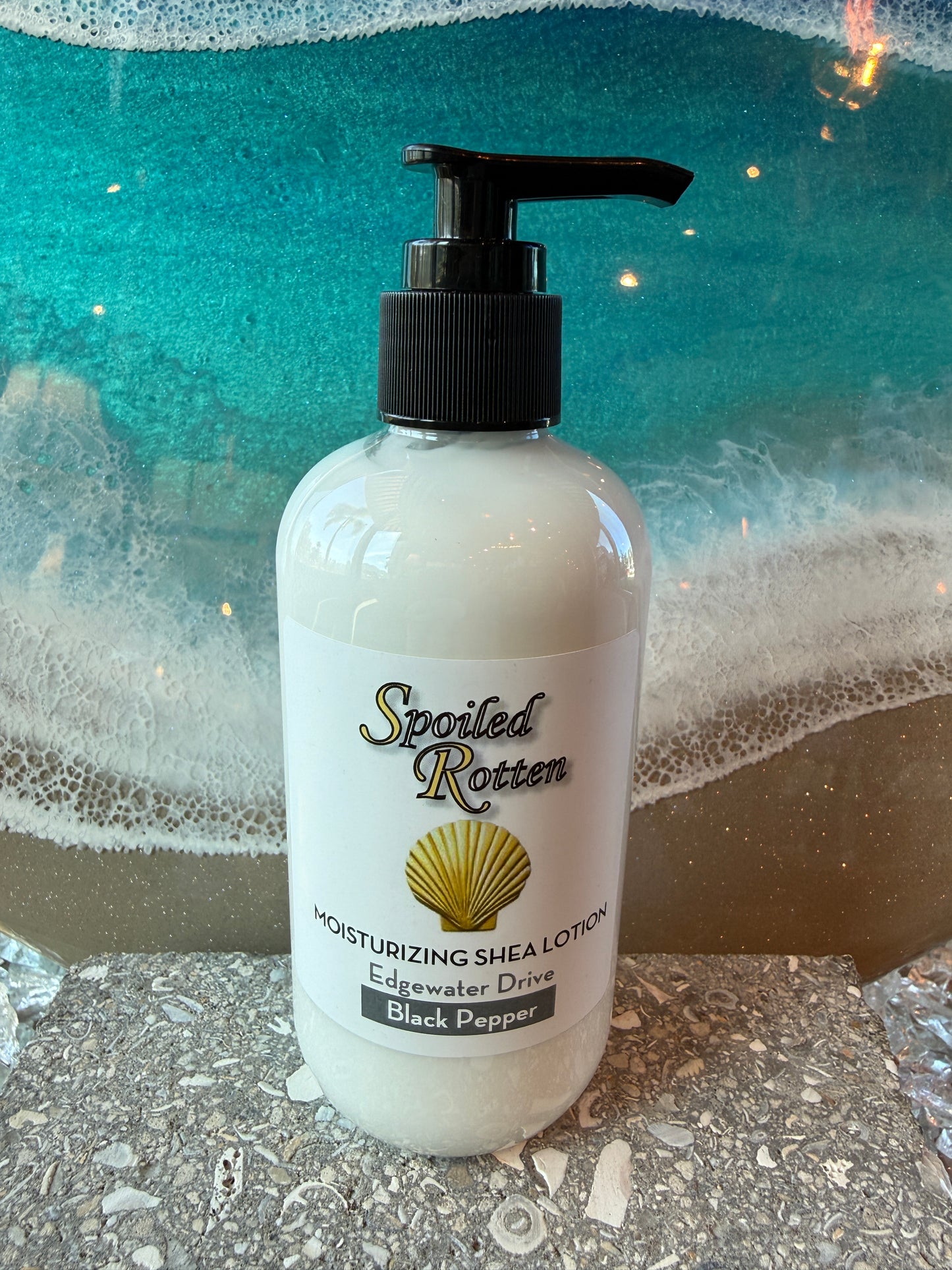 Edgewater Drive Black Pepper - Shea Butter Hand Lotion