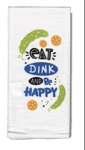 Eat Dink and Be Happy-Bar Towel