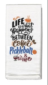 Life Is What Happens - Bar Towel