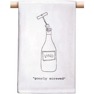 Poorly Screwed-Bar Towel