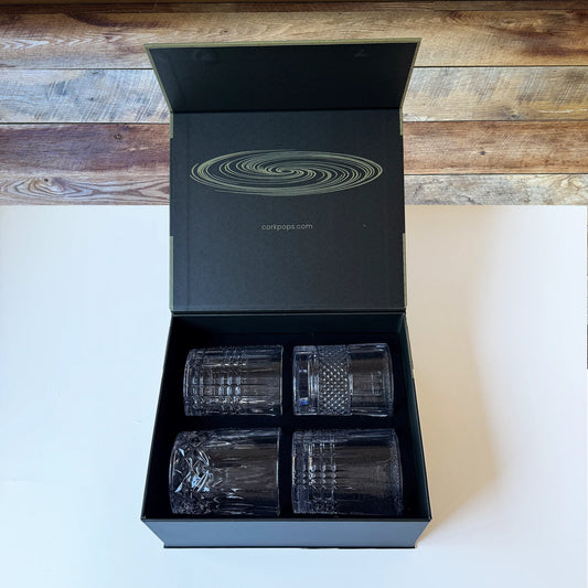 Whirlwind Spinning Cocktail Glass - Set of 4