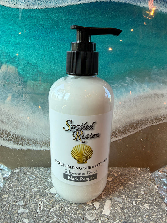 Edgewater Drive Black Pepper - Shea Butter Hand Lotion