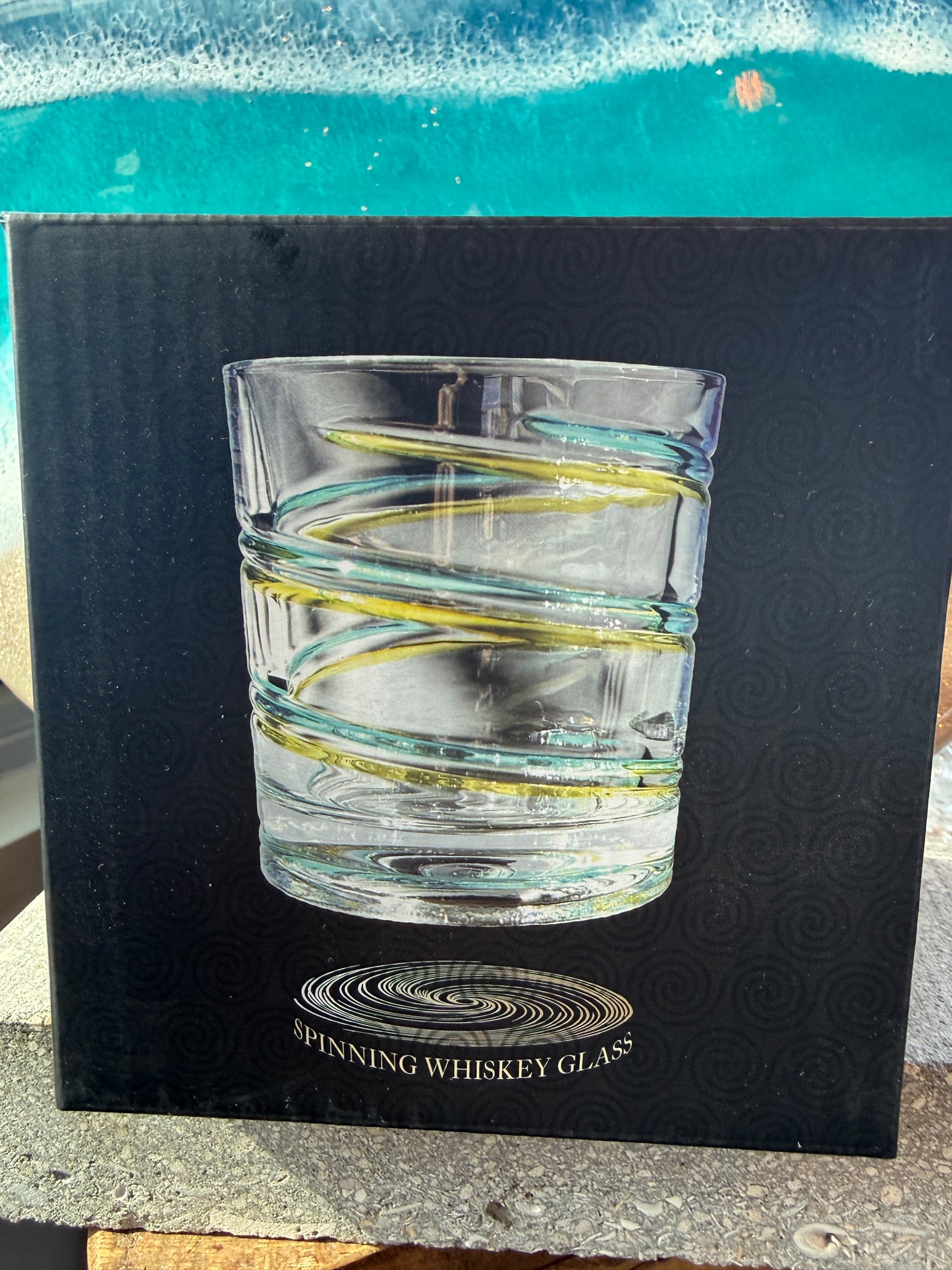 Spinning Whiskey Glass - Swirl