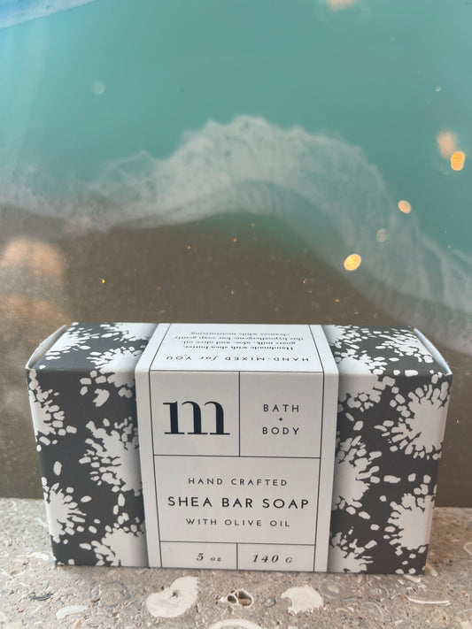 Black Pepper -Shea Bar Soap w/ Olive Oil