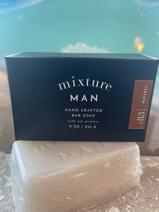 Whiskey - Shea Bar Soap w/ Oat Protein