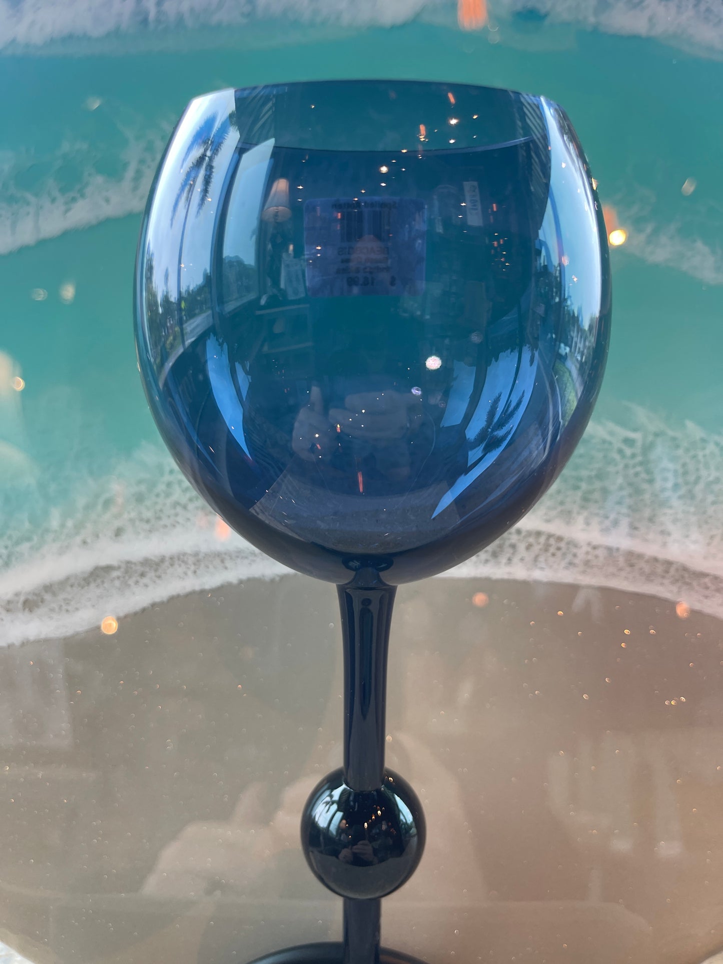 Floating Wine Glass