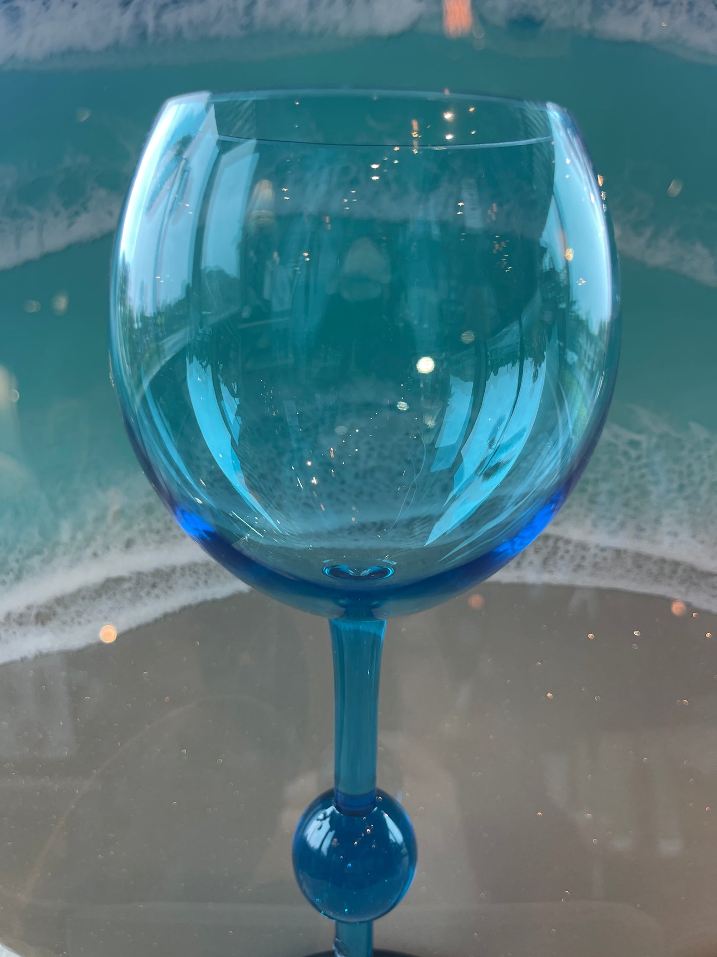 Floating Wine Glass