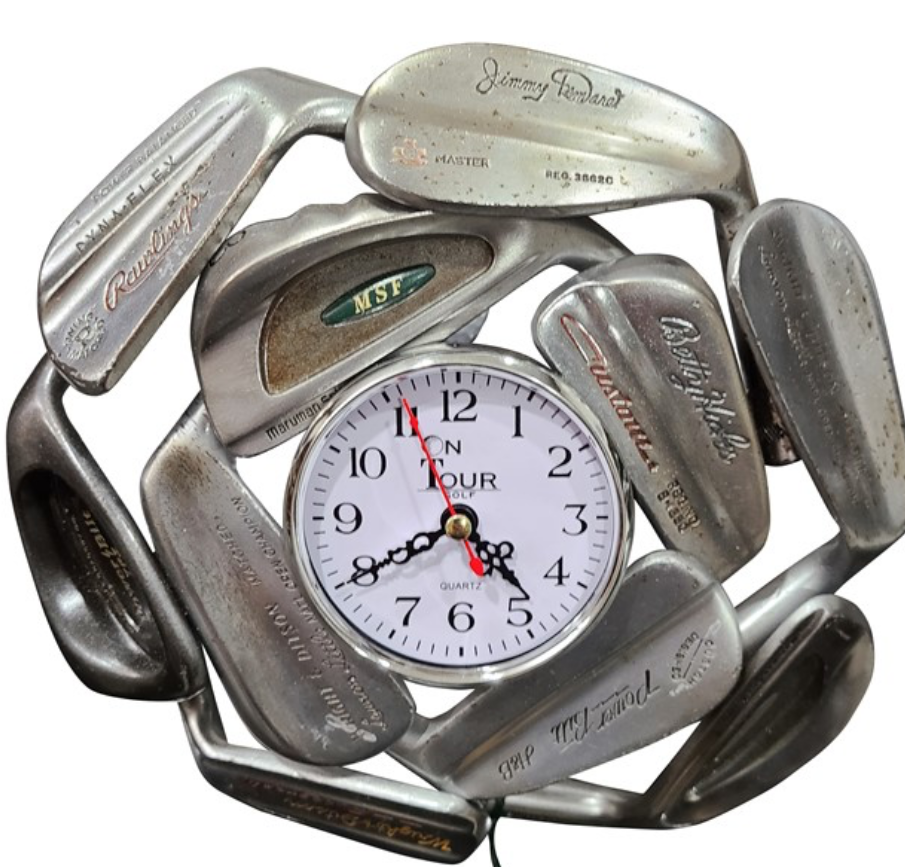 Iron Clock - Vintage Golf Irons